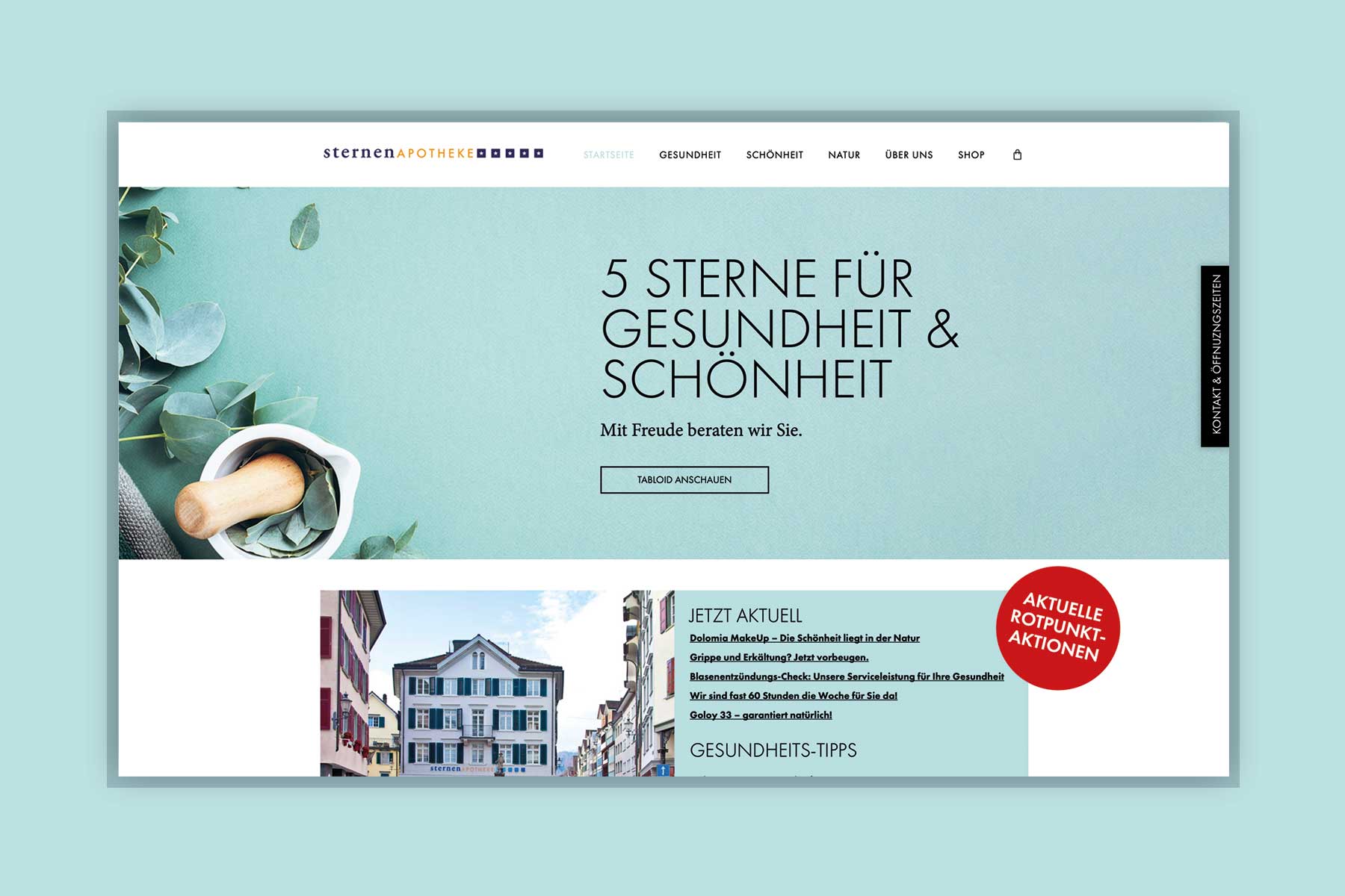 Webseite Sternenapotheke
